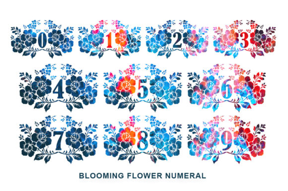 Blooming Flower Monogram Font - Preview 4