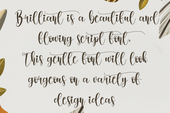 Brilliant Font - Preview 2