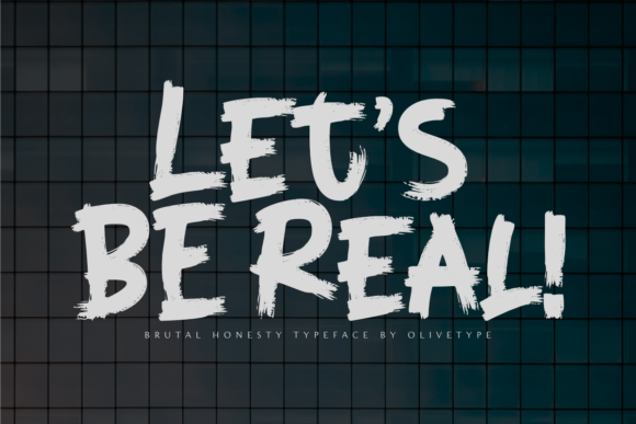 Brutal Honesty Font - Preview 1