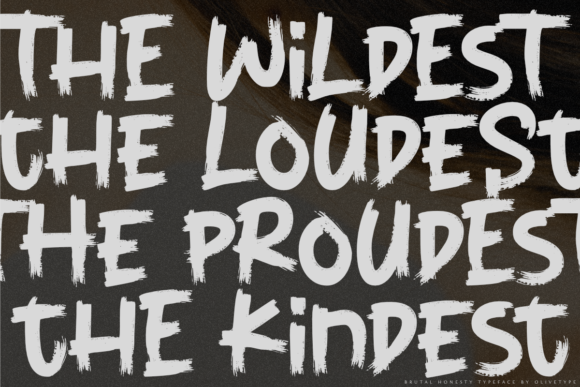 Brutal Honesty Font - Preview 2