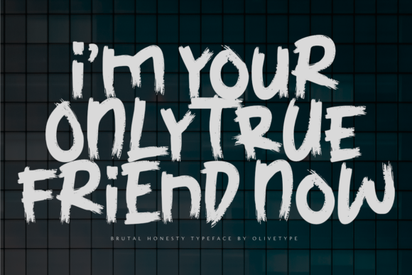 Brutal Honesty Font - Preview 4