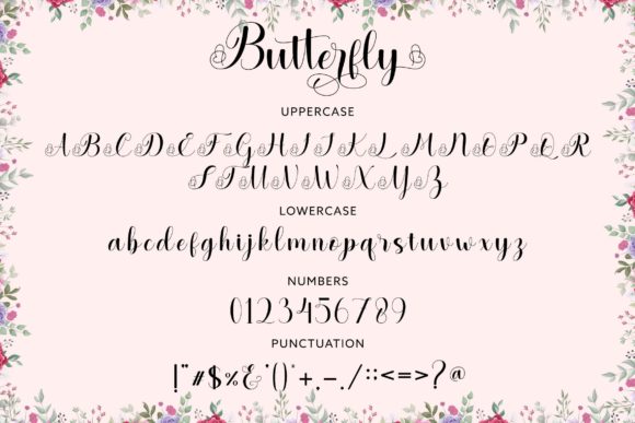 Butterfly Duo Font - Preview 6