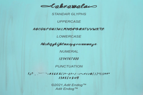 Cakrawala Font - Preview 2