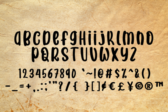 Coffee Paper Font - Preview 4