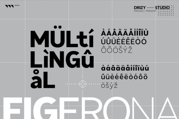 Figerona Font - Preview 1