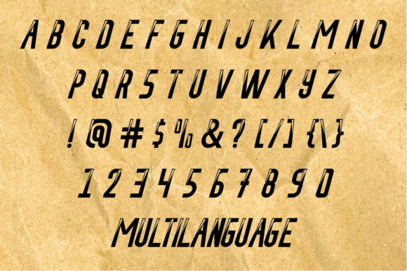 Folds Font - Preview 5