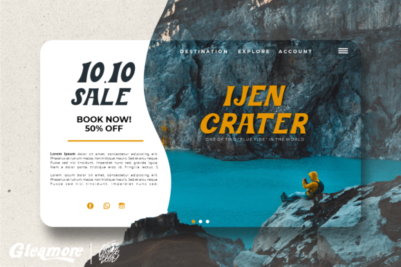 Gleamore Font - Preview 3