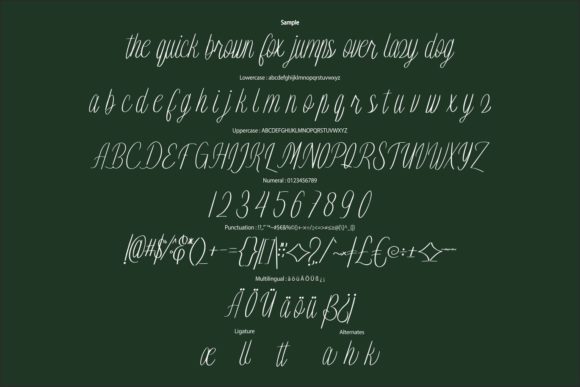 Hallita Script Font - Preview 5