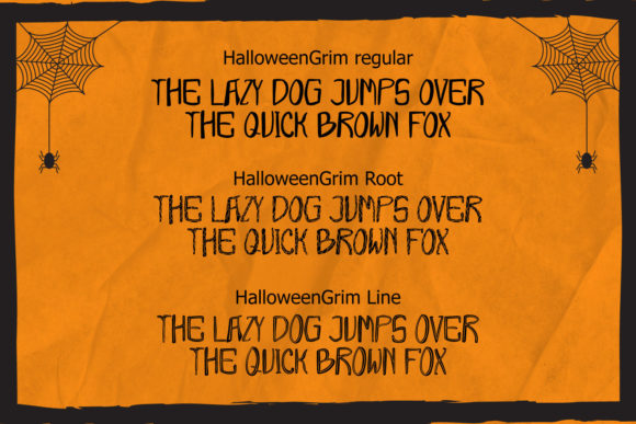 Halloween Grim Font - Preview 3