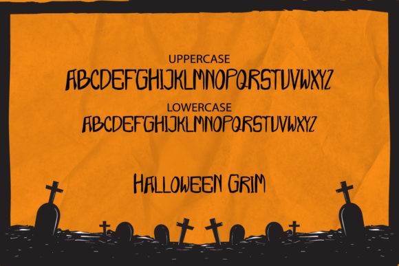 Halloween Grim Font - Preview 4
