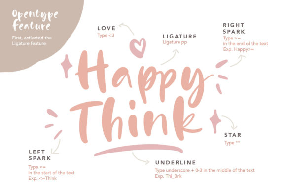 Happy Pink Font - Preview 4