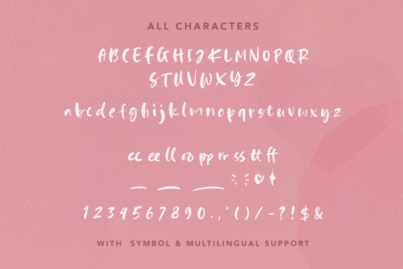 Happy Pink Font - Preview 5