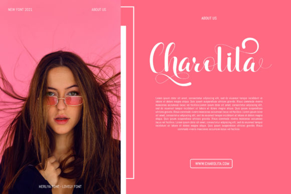 Herliya Font font preview - 1