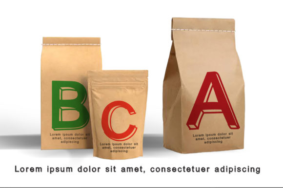 Kids 3D Outline Black Font - Preview 1