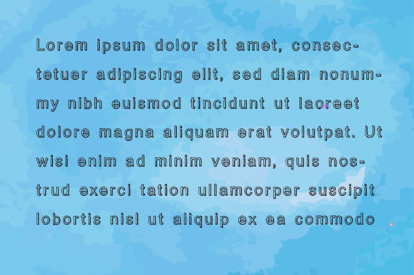 Kids 3D Outline Font - Preview 2