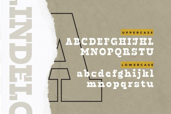 Lindelof Font PNG with transparent background - Preview 1