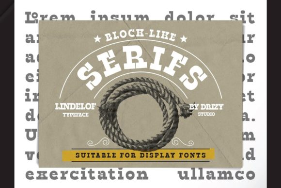 Lindelof Font PNG with transparent background - Preview 3