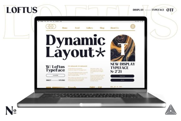 Loftus Font font preview - 2