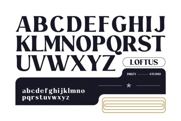 Loftus Font font preview - 4