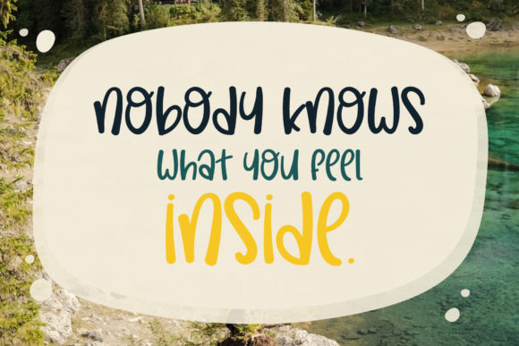 Look Around Font PNG with transparent background - Preview 1