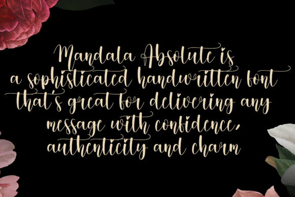 Mandala Absolute Font PNG with transparent background - Preview 1