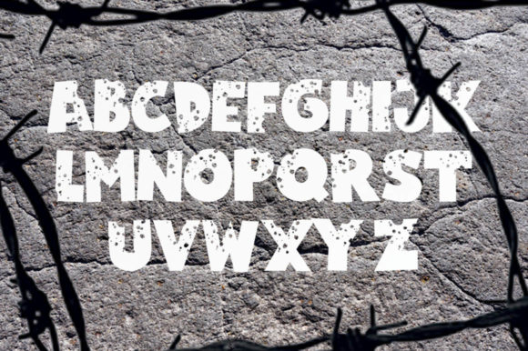 Misery Font PNG with transparent background - Preview 2