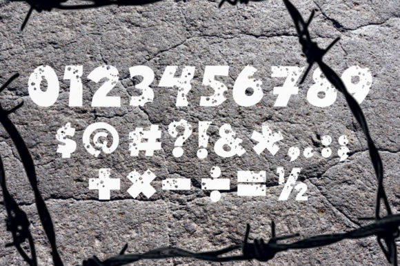 Misery Font PNG with transparent background - Preview 4