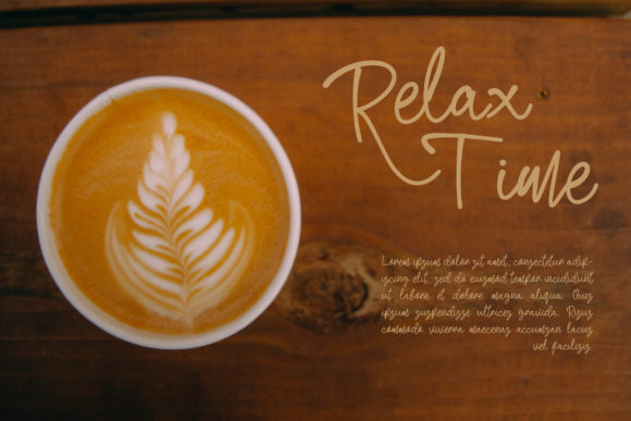 Renatta Script Font PNG with transparent background - Preview 4