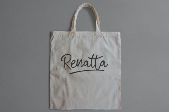 Renatta Script Font PNG with transparent background - Preview 6