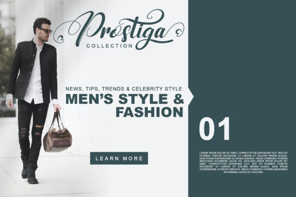 Rostagia Font font preview - 1