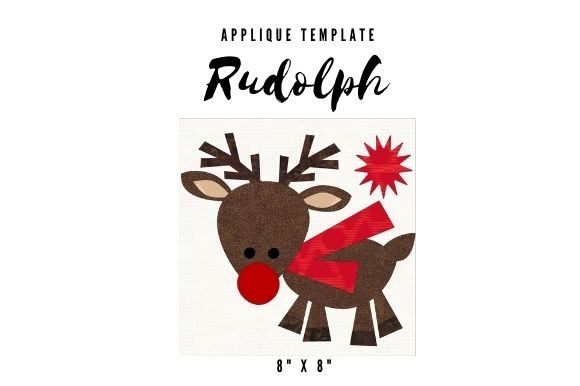 Rudolph Sewing Applique