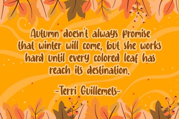 Autumn Crush Font - Preview 1