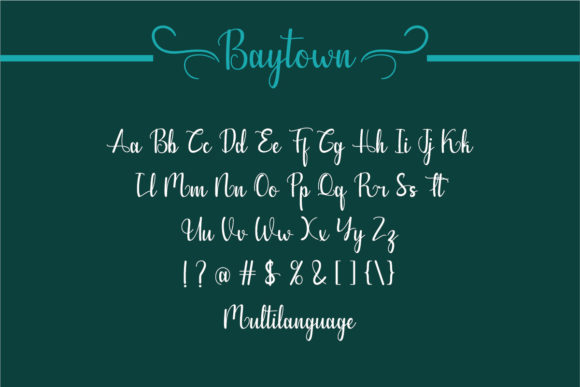 Baytown Font - Preview 3