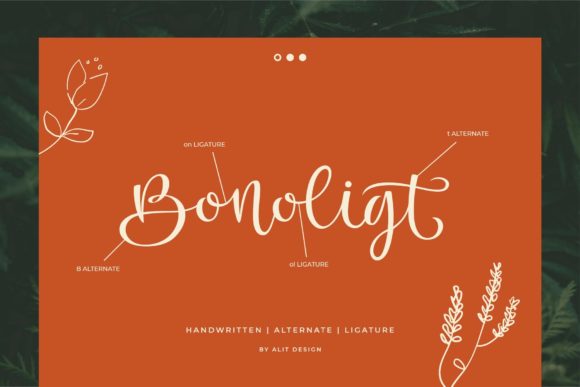 Bonoligt Font - Preview 1