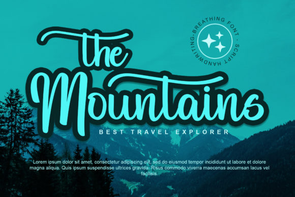 Breathing Font - Preview 2