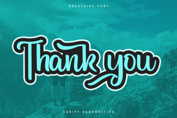 Breathing Font - Preview 5