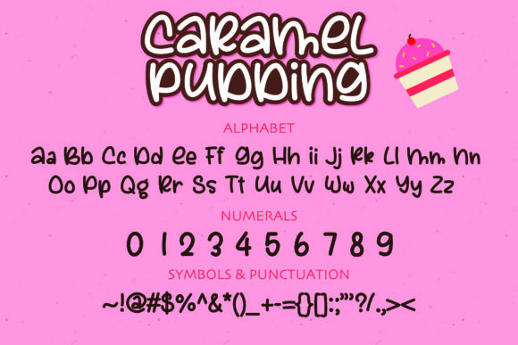 Caramel Pudding Font - Preview 1