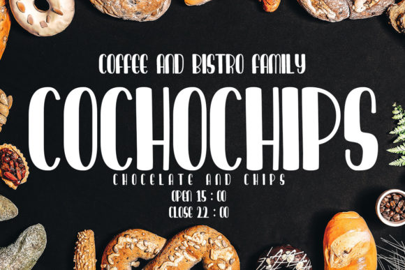 Cookies Berries Font PNG with transparent background - Preview 2