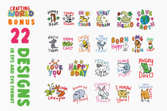 Crafting World Font - Preview 3