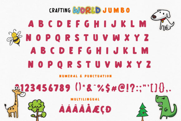 Crafting World Font - Preview 5