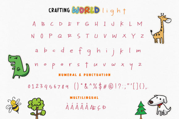 Crafting World Font - Preview 6