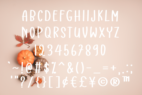 Cute Mountains Font - Preview 2