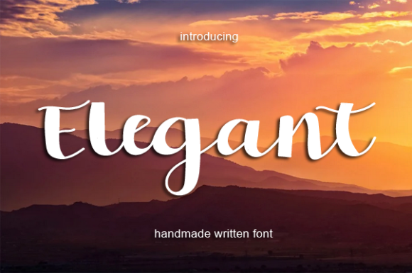 Elegant Font - Preview 1