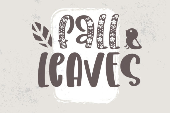 Fall Decoration Font - Preview 3