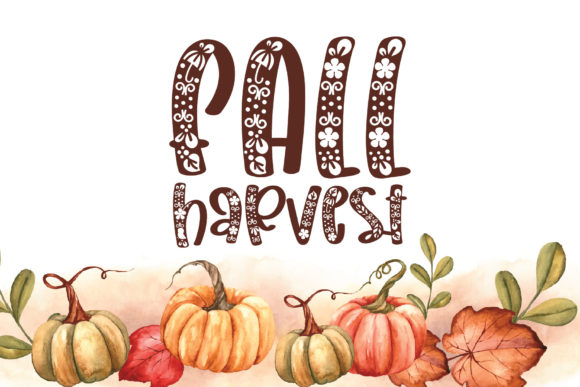 Fall Decoration Font - Preview 5
