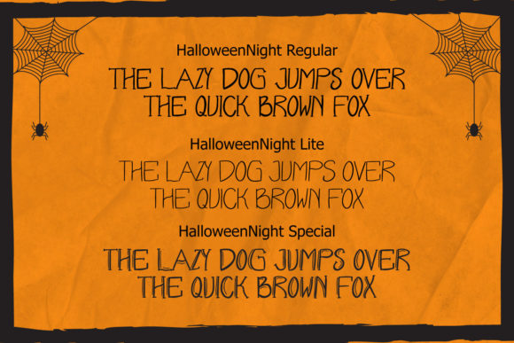 Halloween Night Font - Preview 3