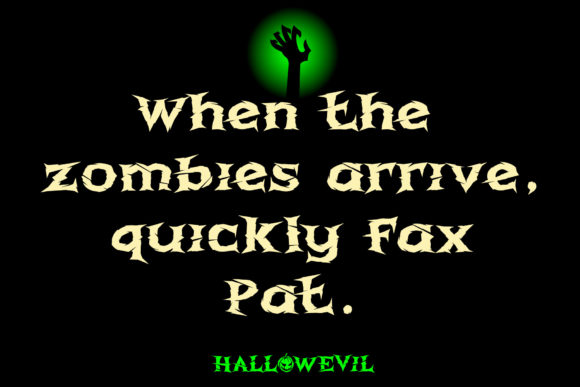 Hallowevil Font - Preview 1