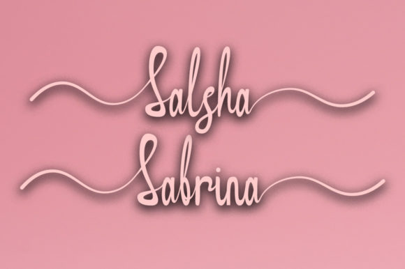Lady Roses Font PNG with transparent background - Preview 3