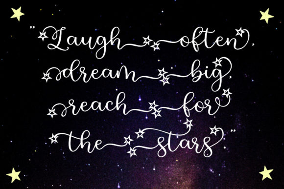 Lighting Start Font PNG with transparent background - Preview 6