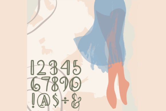 Myriamy Font PNG with transparent background - Preview 1